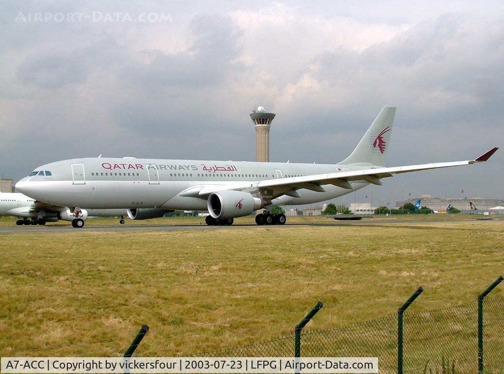 A7-ACC, 2003 Airbus A330-202 C/N 511, Qatar Airways
