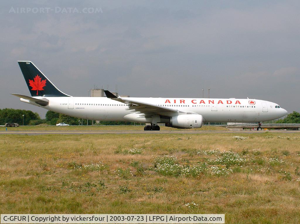 C-GFUR, 2000 Airbus A330-343 C/N 344, Air Canada