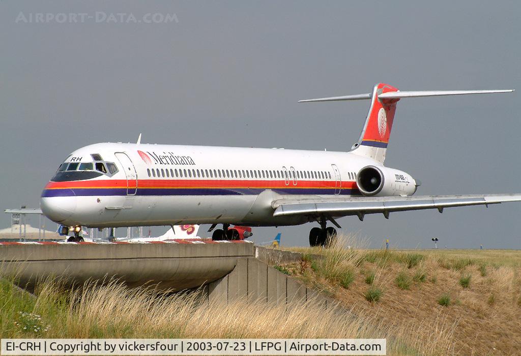 EI-CRH, 1990 McDonnell Douglas MD-83 (DC-9-83) C/N 49935, Meridiana