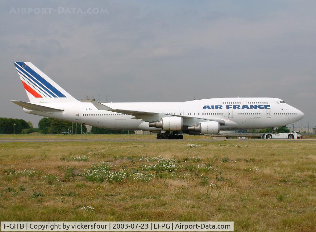 F-GITB, 1991 Boeing 747-428 C/N 24990, Air France