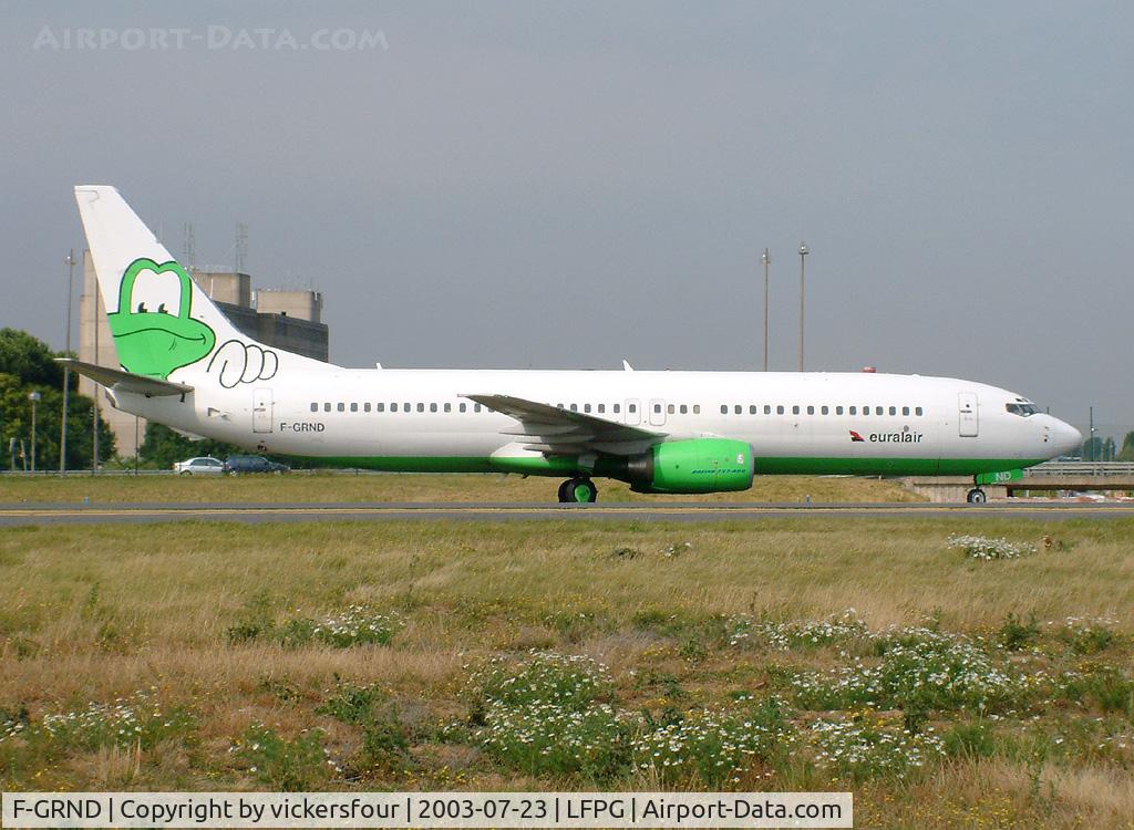 F-GRND, 1999 Boeing 737-85F C/N 28827, Euralair