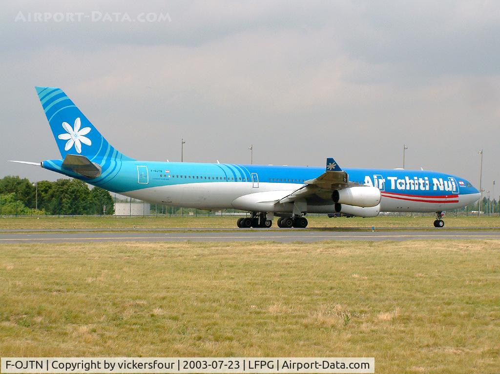 F-OJTN, 2001 Airbus A340-313 C/N 395, Air Tahiti Nui