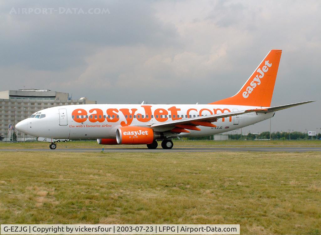 G-EZJG, 2001 Boeing 737-73V C/N 30239, Easyjet