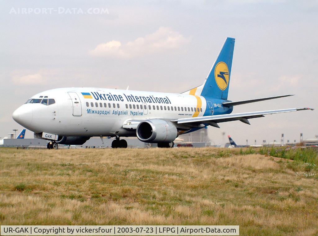 UR-GAK, 1992 Boeing 737-5Y0 C/N 26075, Ukraine International