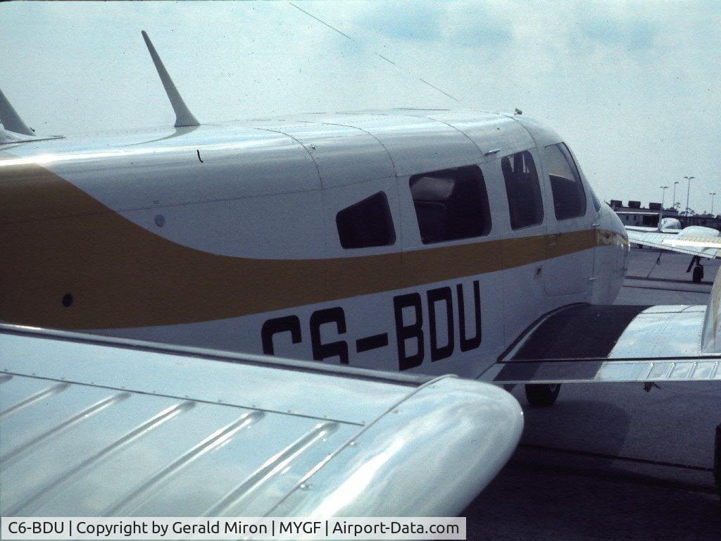 C6-BDU, 1976 Piper PA-34-200T C/N 347770004, C6-BDU before registration change to N976GM