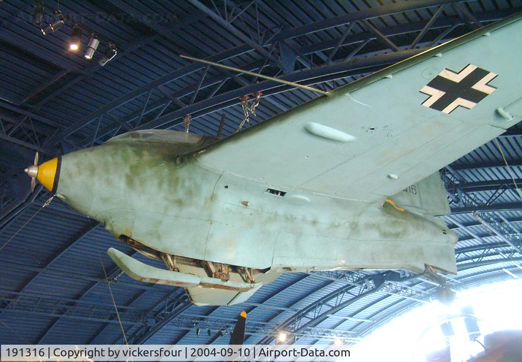 191316, Messerschmitt Me-163B Komet C/N 191316, Science Museum - London. Ex Luftwaffe.