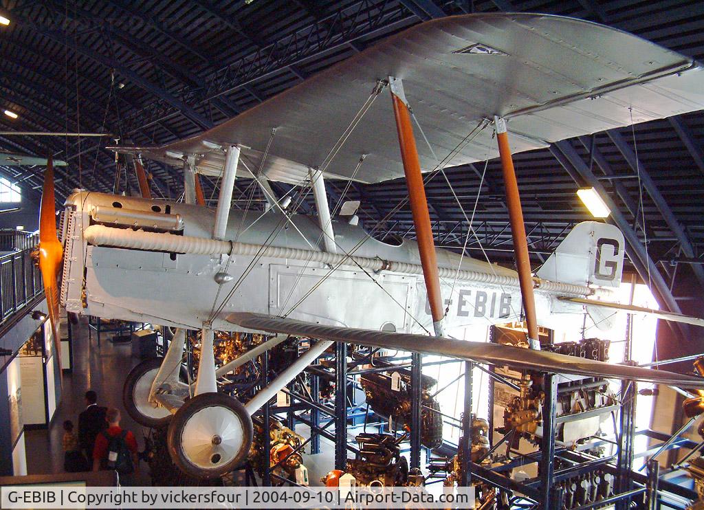 G-EBIB, Royal Aircraft Factory SE-5A C/N 688/2404, Science Museum - London.