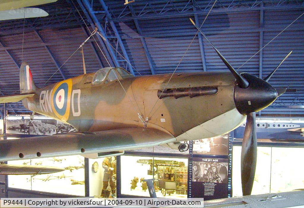 P9444, Supermarine 300 Spitfire Mk1A C/N 6S/30613, Science Museum - London. Wears its wartime 72 Squadron code 'RN-D'.