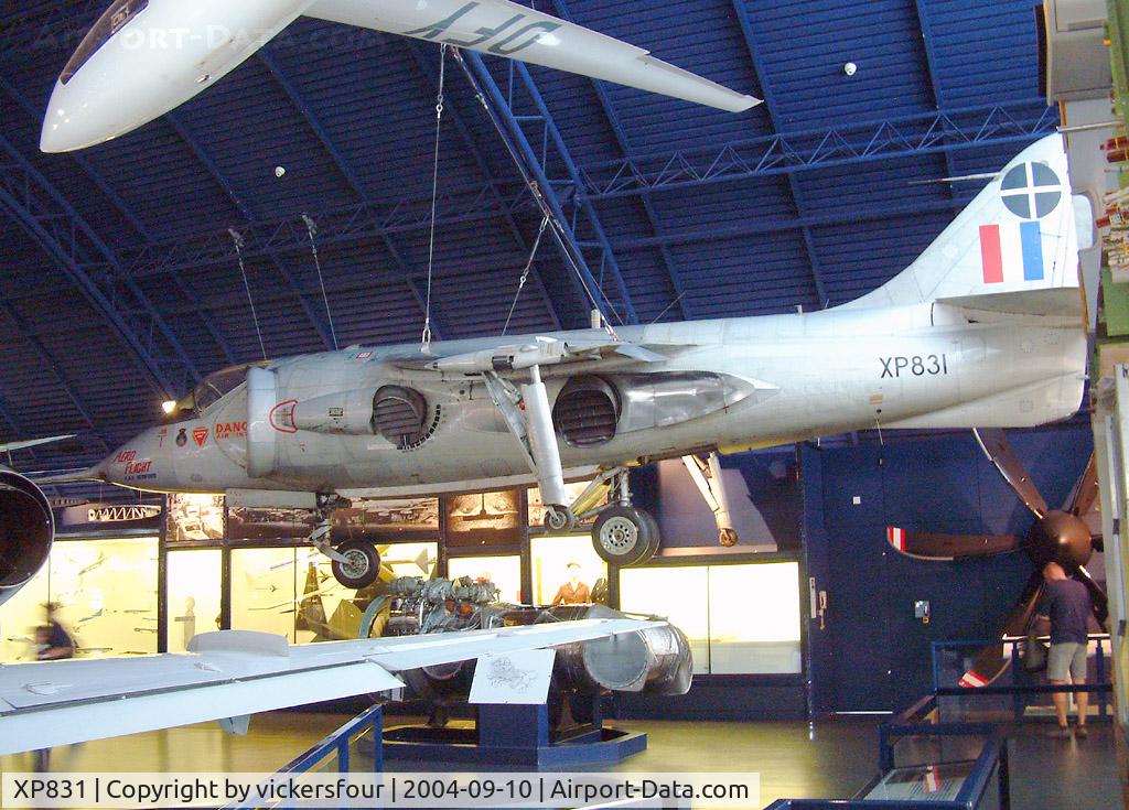 XP831, 1961 Hawker Siddeley P.1127 C/N P-01, Science Museum - London.