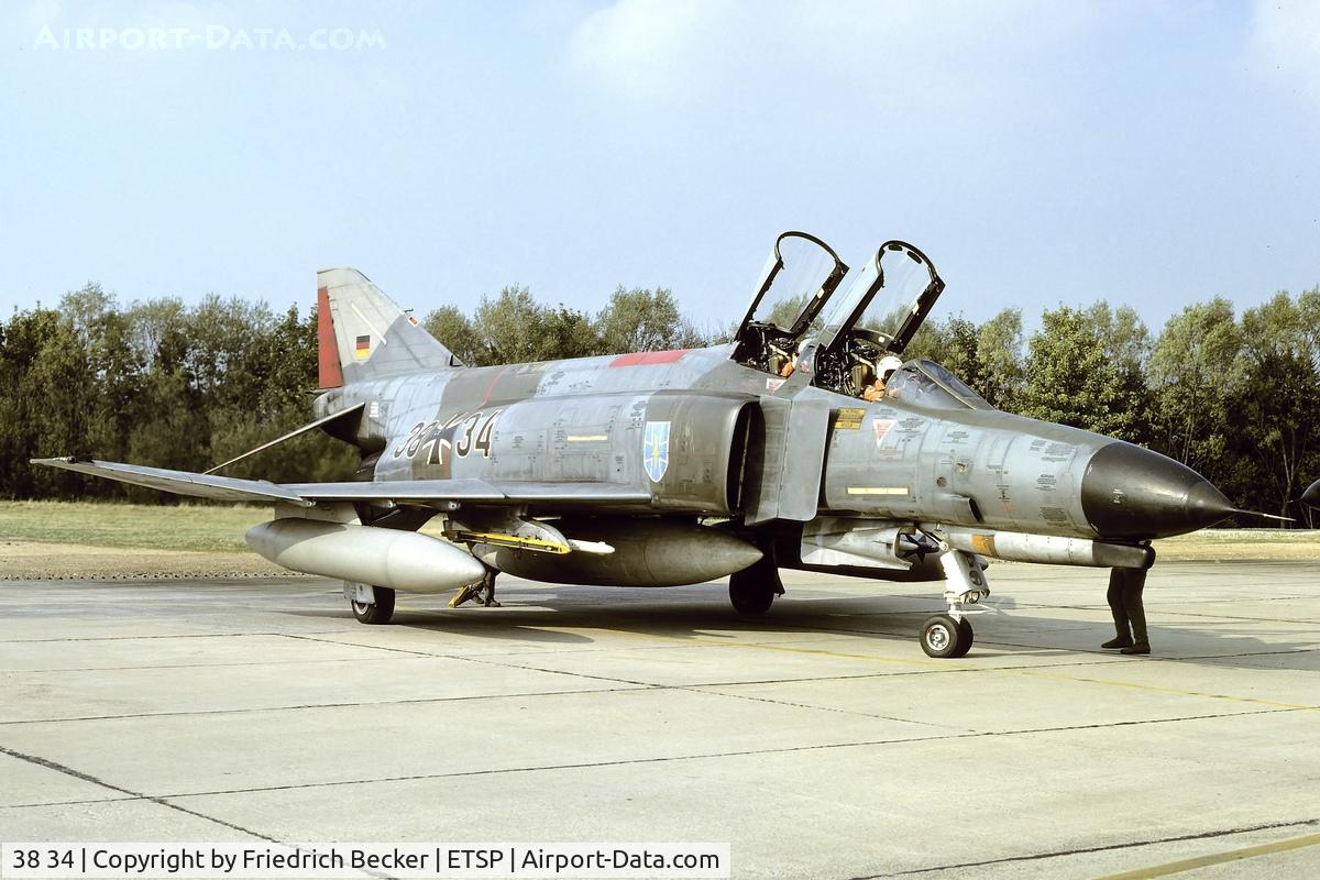 38 34, 1972 McDonnell Douglas F-4F Phantom II C/N 4705, last chance inspections prior another mission from Fliegerhorst Pferdsfeld, www.natoflugplatz-pferdsfeld.de