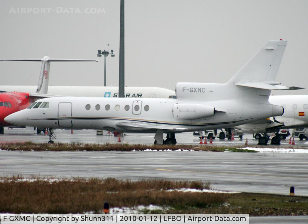 F-GXMC, 1988 Dassault Falcon 50 C/N 190, Parked at the General Aviation area...