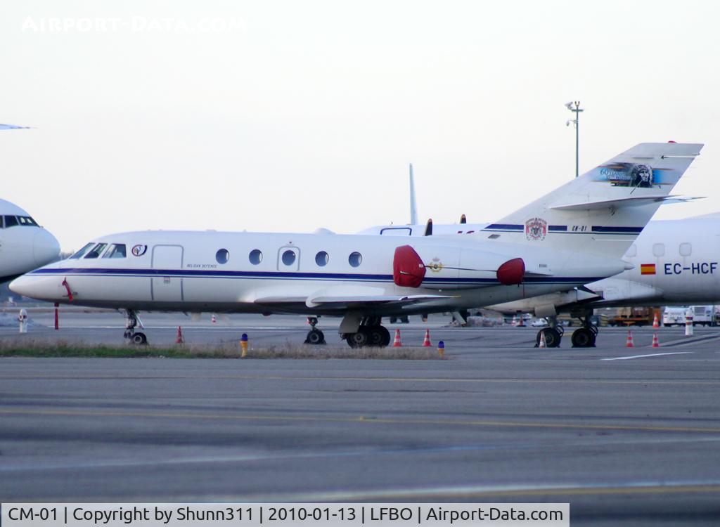 CM-01, 1973 Dassault Falcon (Mystere) 20E C/N 276, Parked at the General Aviation area with special c/s on tail...