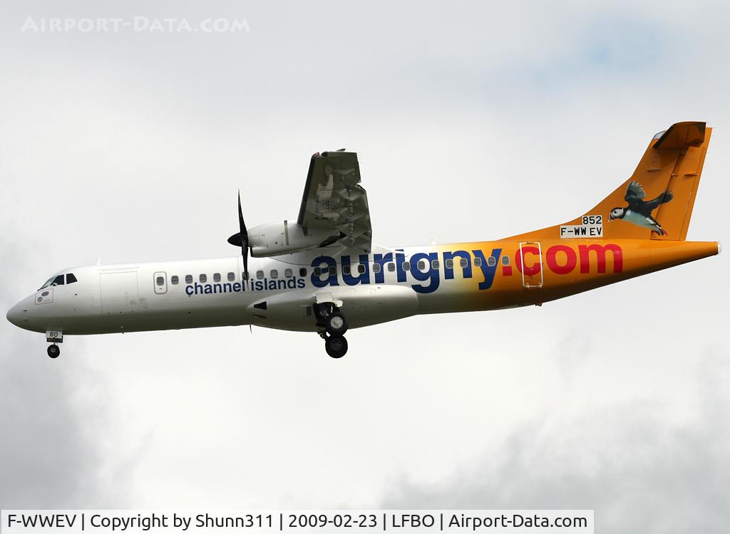 F-WWEV, 2008 ATR 72-212A C/N 852, C/n 852 - To be G-COBO