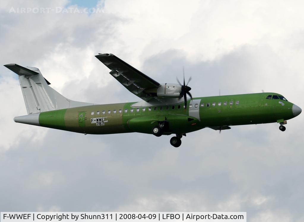 F-WWEF, 2008 ATR 72-212A C/N 787, C/n 787 - For Aer Arann
