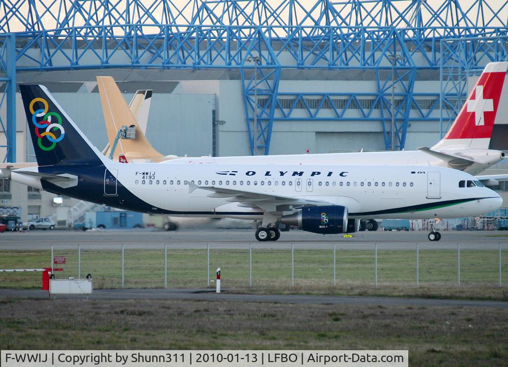 F-WWIJ, 2010 Airbus A320-232 C/N 4193, C/n 4193 - To be SX-OAR
