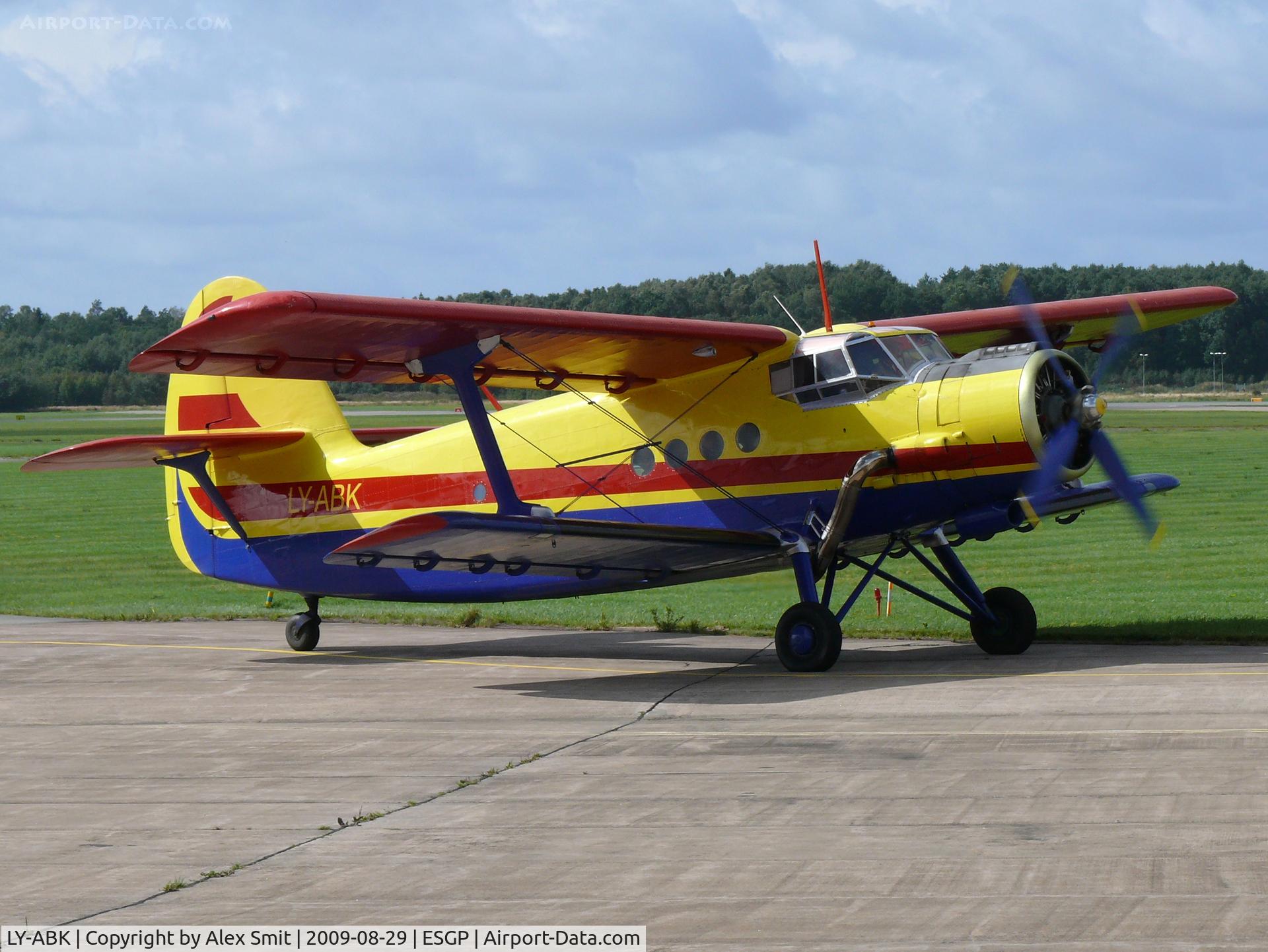 LY-ABK, 1989 Antonov An-2TP C/N 1G238-11, Antonov An2TP Colt LY-ABK Klaipedos Avialinijos