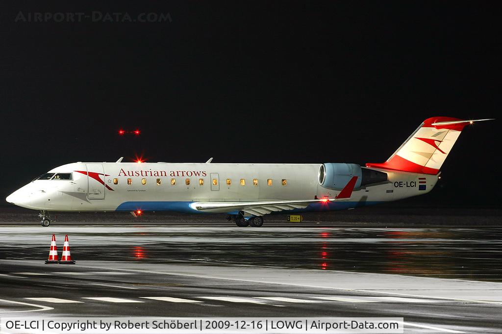 OE-LCI, 1996 Canadair CRJ-200LR (CL-600-2B19) C/N 7133, One of the last flights to GRZ.