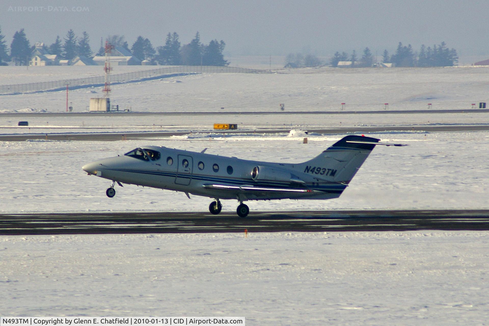 N493TM, Hawker Beechcraft 400A Beechjet C/N RK-582, Departing runway 13