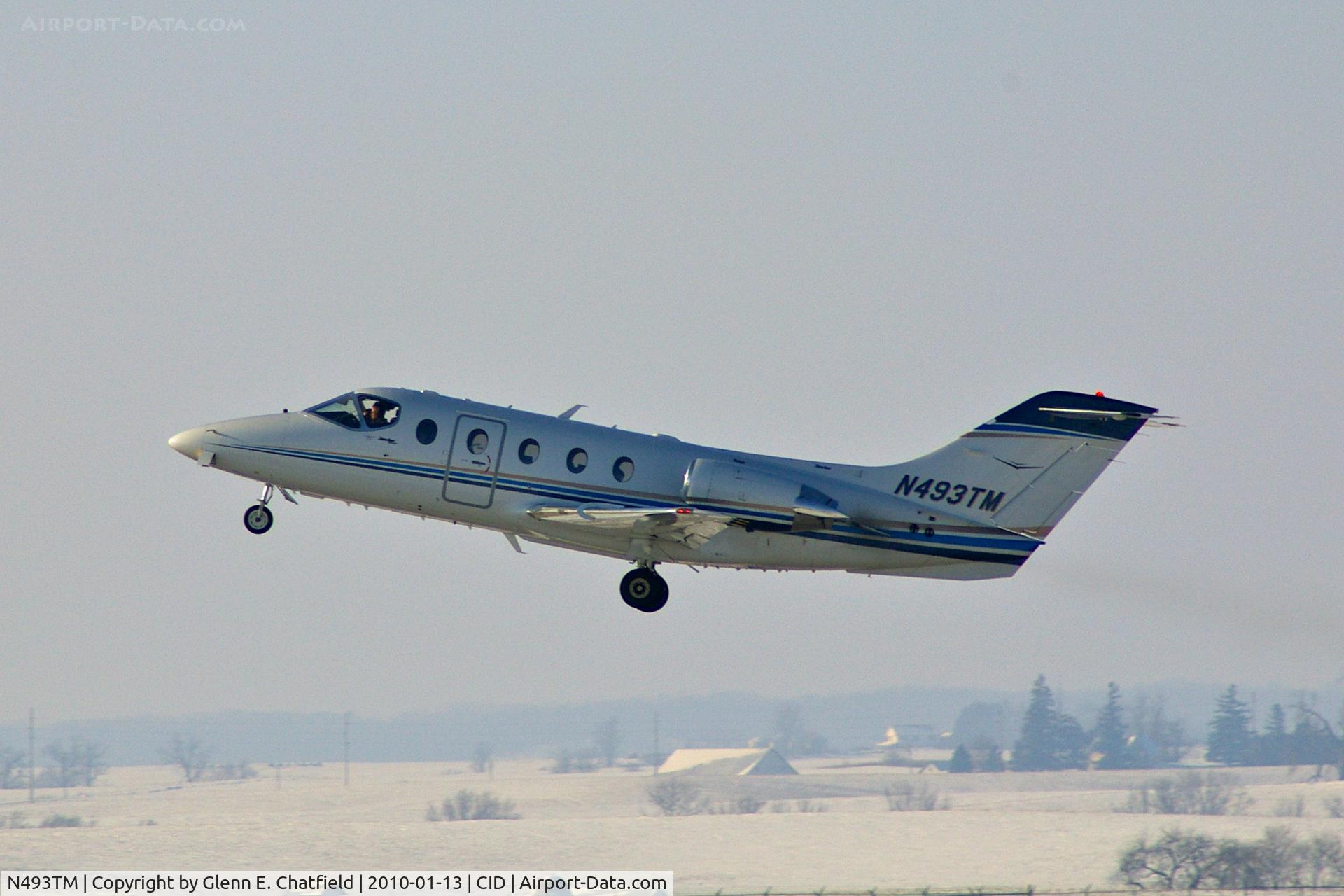 N493TM, Hawker Beechcraft 400A Beechjet C/N RK-582, Departing runway 13