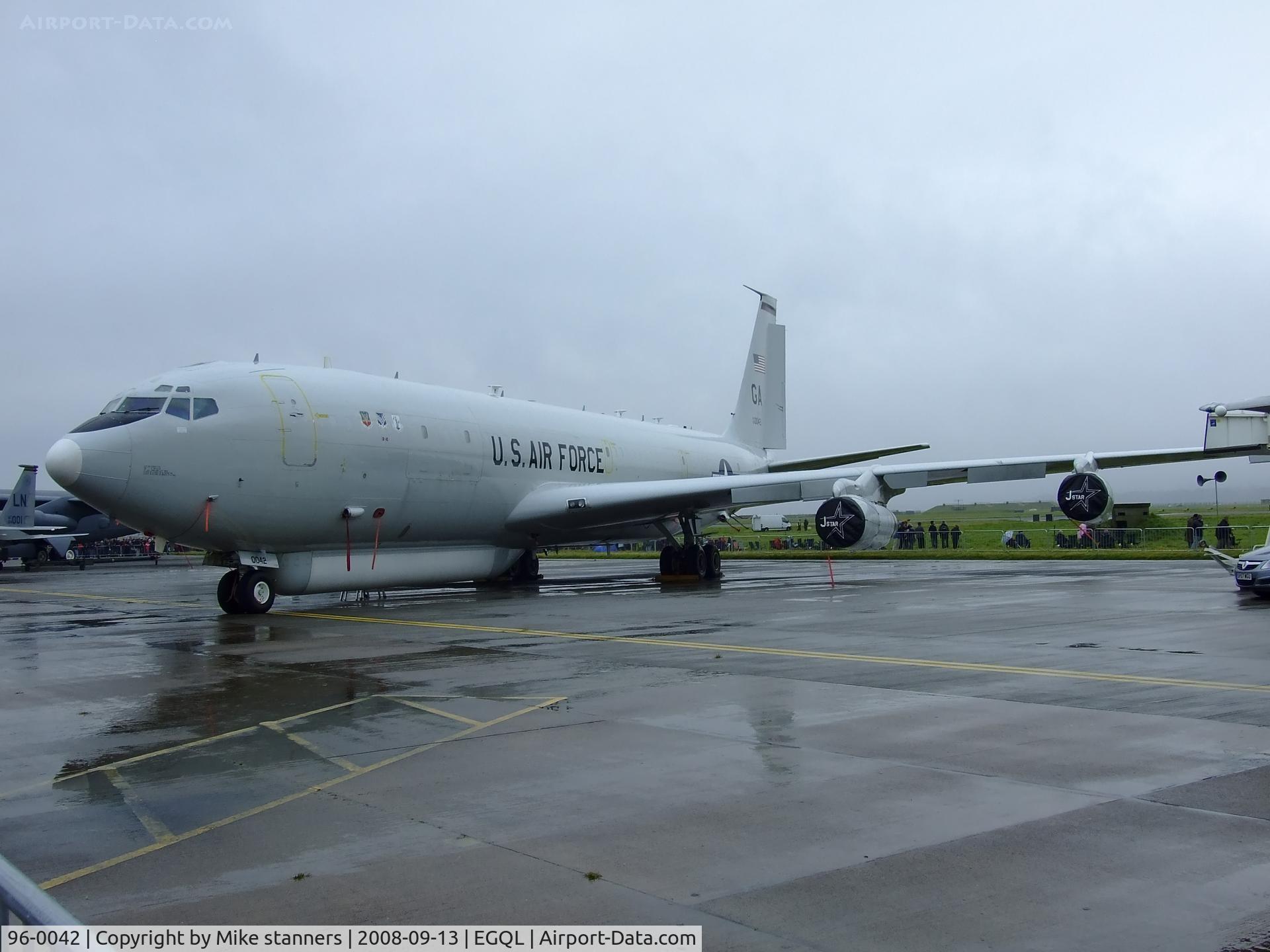 96-0042, Northrop Grumman E-8C J-STARS C/N P-9, E-8 J-STARS From 12ACCS/116ACW,at Leuchars airshow '08