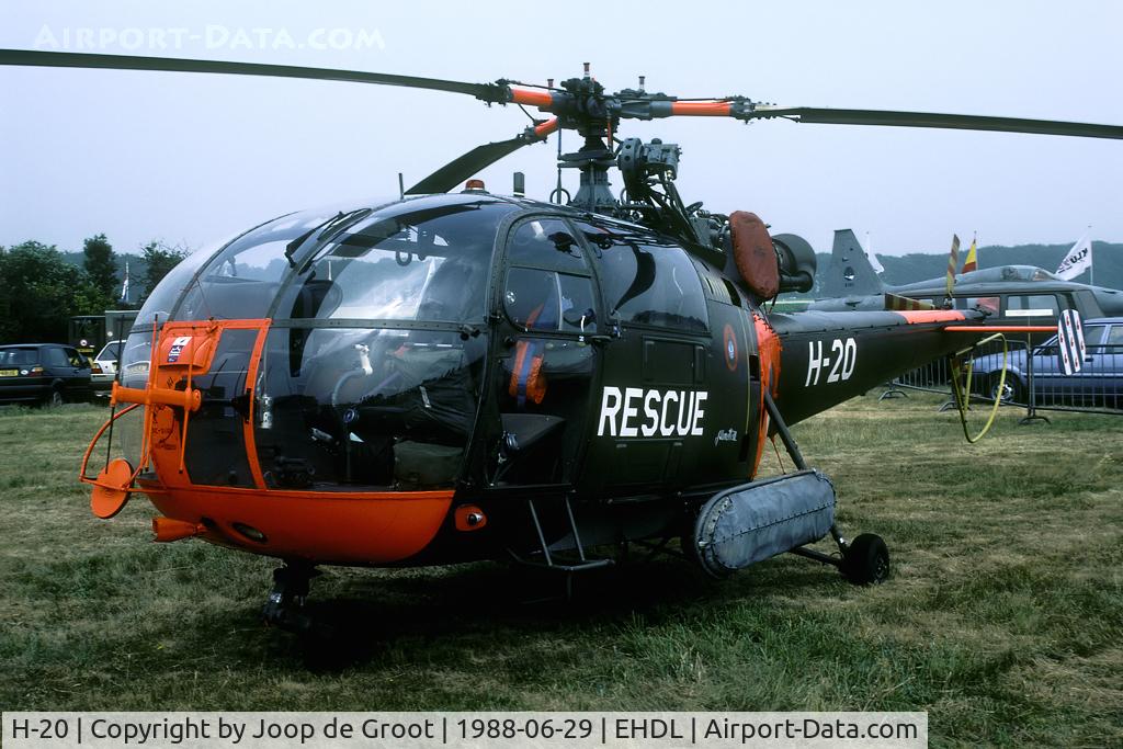 H-20, Sud SE-3160 Alouette III C/N 1320, on the static of the KLu75 open house