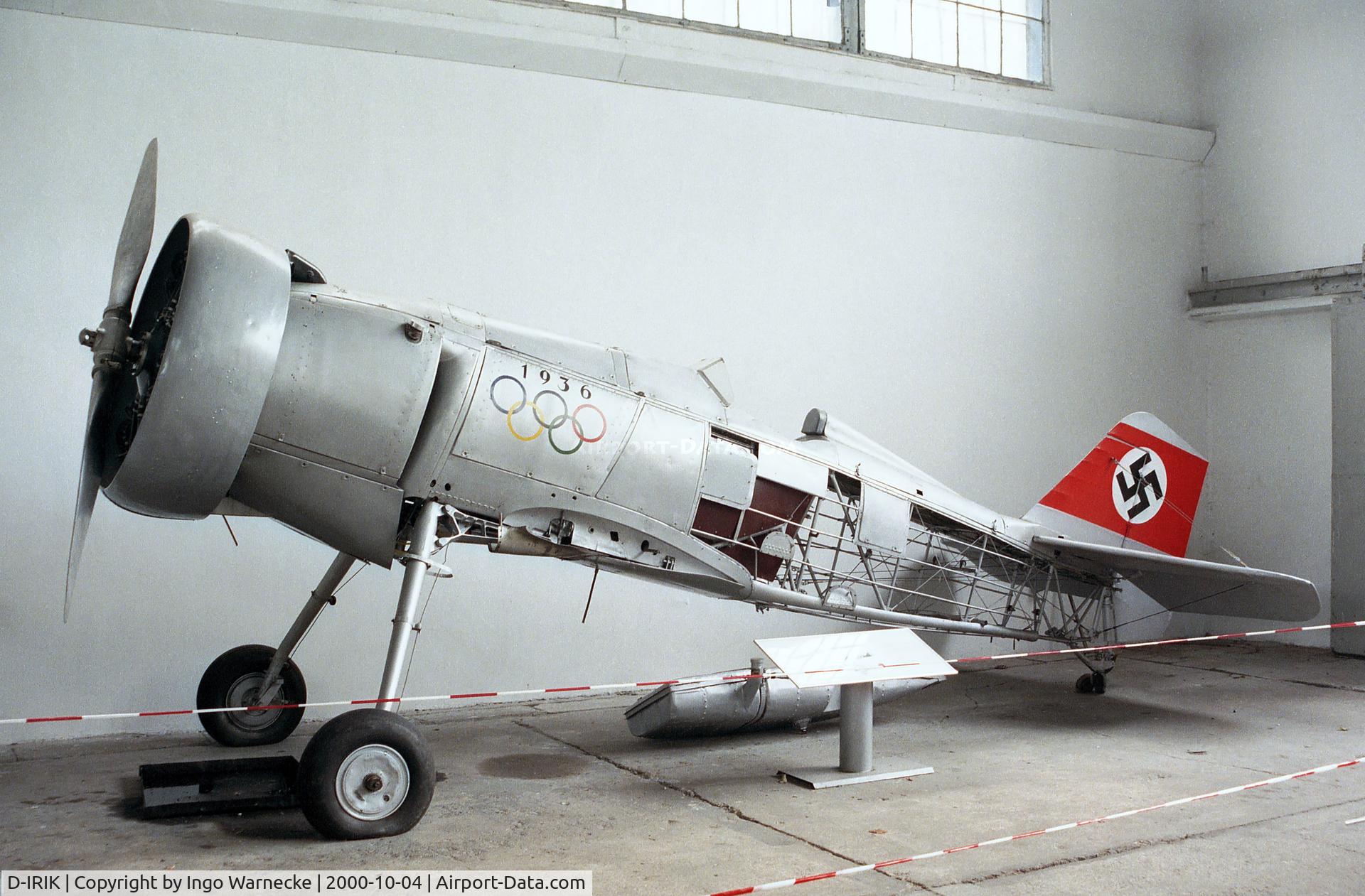 D-IRIK, 1933 Curtiss Hawk II C/N H81, Curtiss Hawk II (aircraft imported into Germany by Ernst Udet) at the Muzeum Lotnictwa i Astronautyki, Krakow