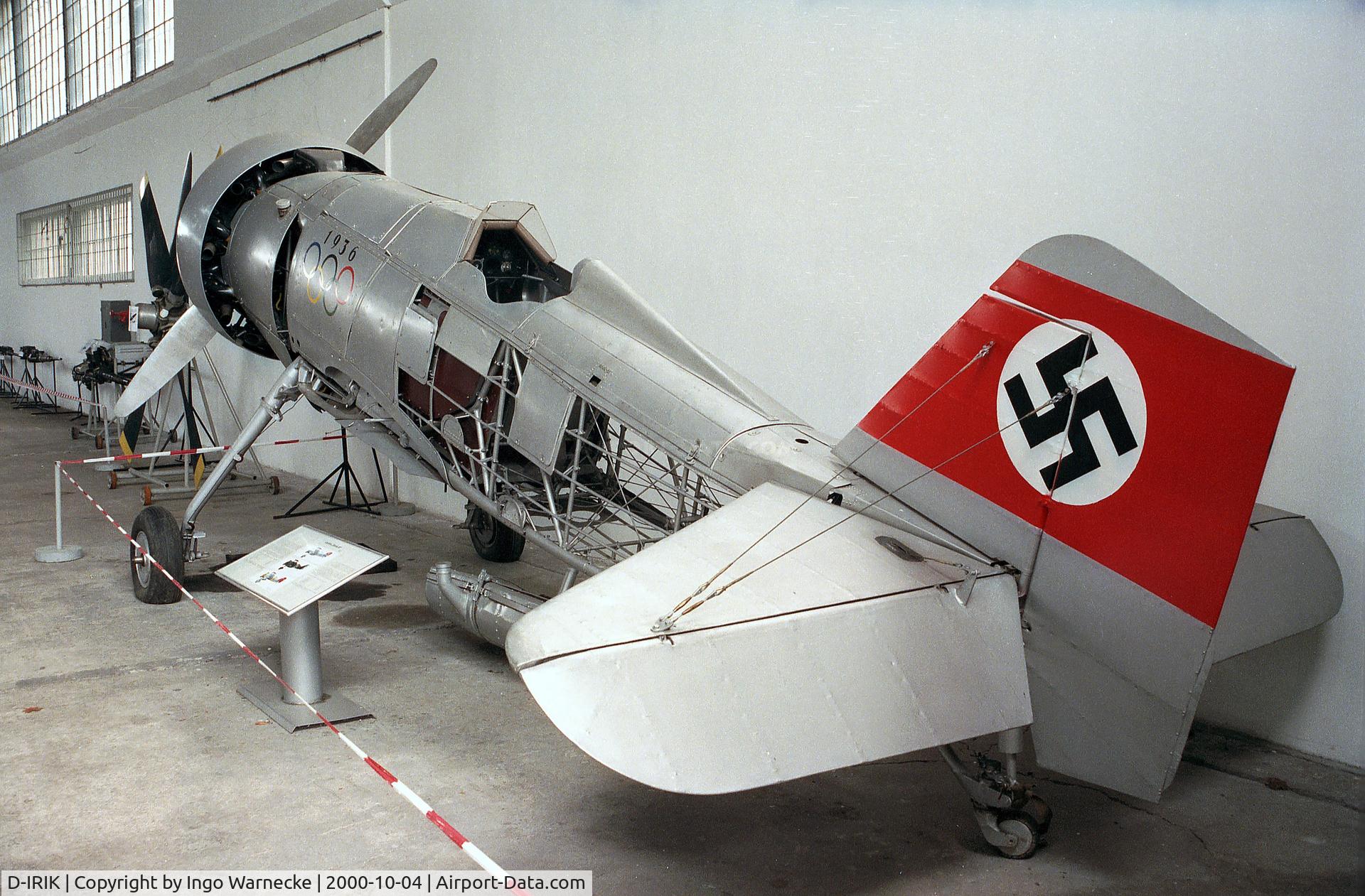 D-IRIK, 1933 Curtiss Hawk II C/N H81, Curtiss Hawk II (aircraft imported into Germany by Ernst Udet) at the Muzeum Lotnictwa i Astronautyki, Krakow