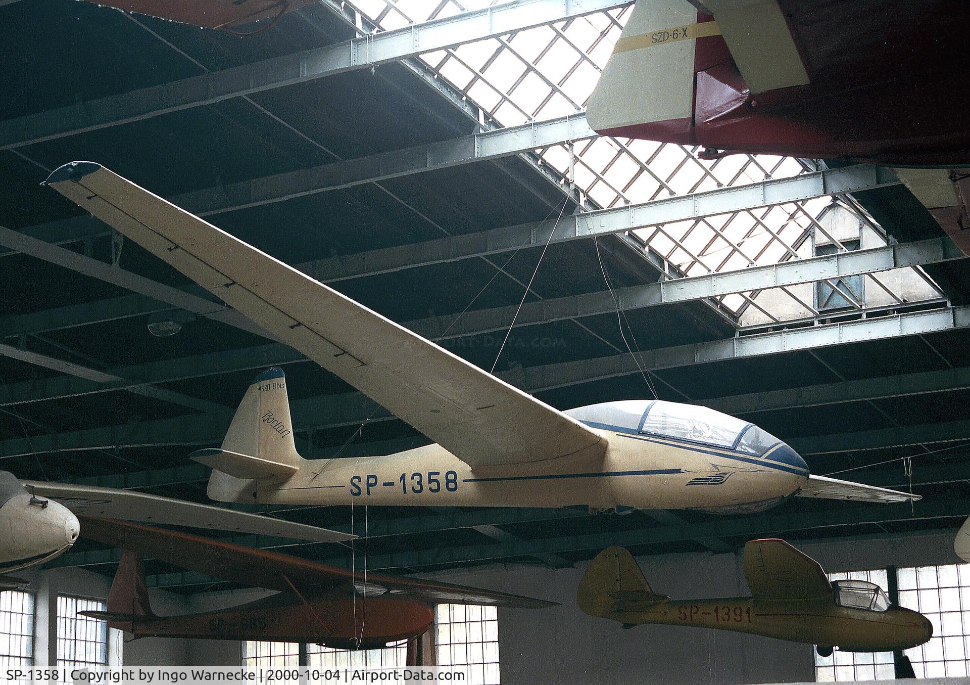 SP-1358, PZL-Bielsko SZD-9bis Bocian 1A C/N P-231, Szybowcowy Zaklad Doswiadczalny SZD-9bis Bocian 1A at the Muzeum Lotnictwa i Astronautyki, Krakow