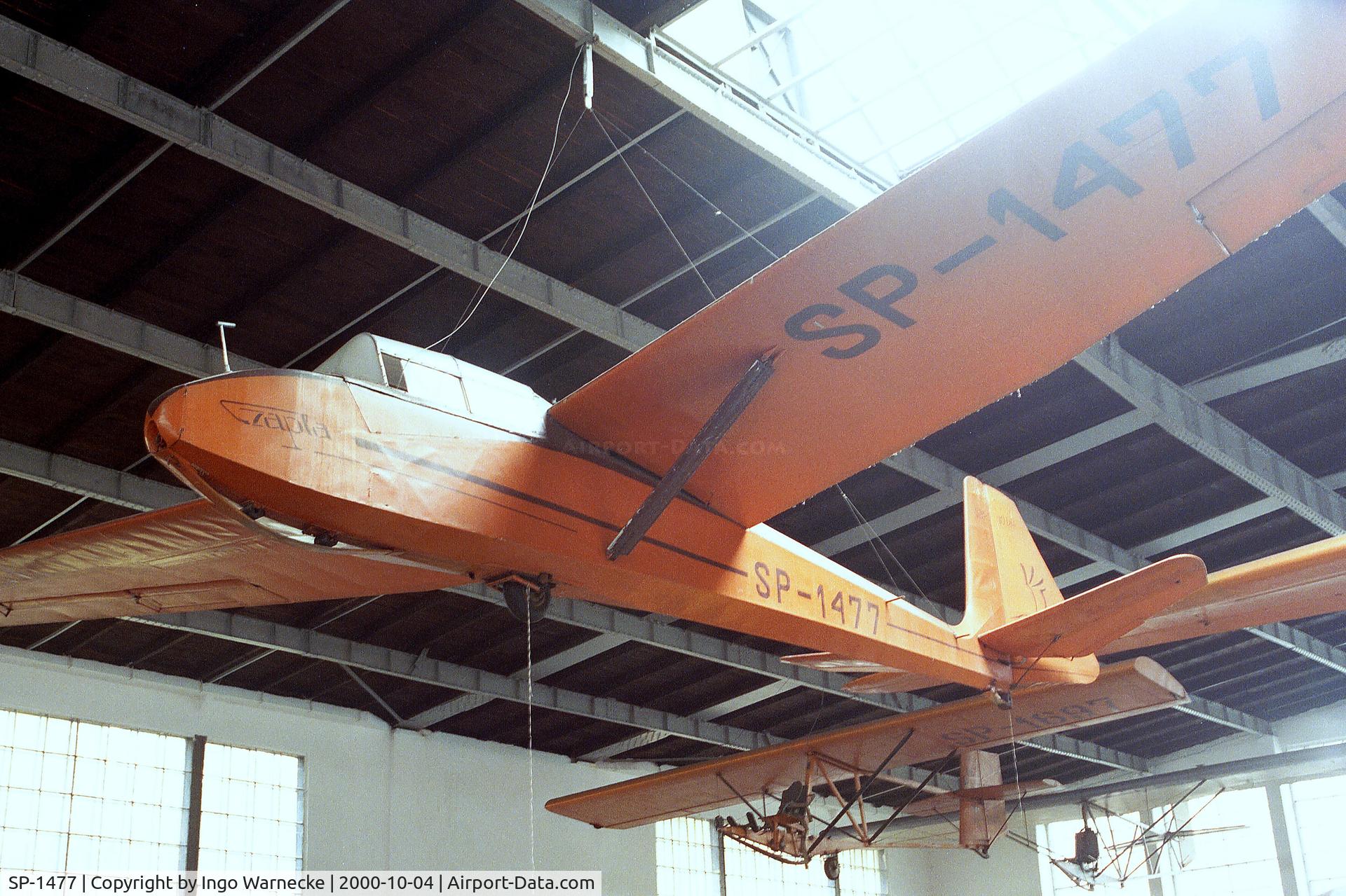 SP-1477, 1955 PZL-Bielsko SZD-10bis Czapla C/N 124, Szybowcowy Zaklad Doswiadczalny SZD-10bis Czapla at the Muzeum Lotnictwa i Astronautyki, Krakow