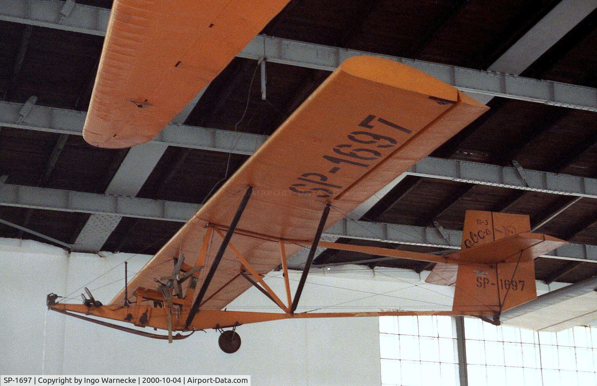 SP-1697, 1957 Instytut Szybownictwa IS-3 ABC-A C/N 270, Instytut Szybownictwa IS-3 ABC-A at the Muzeum Lotnictwa i Astronautyki, Krakow
