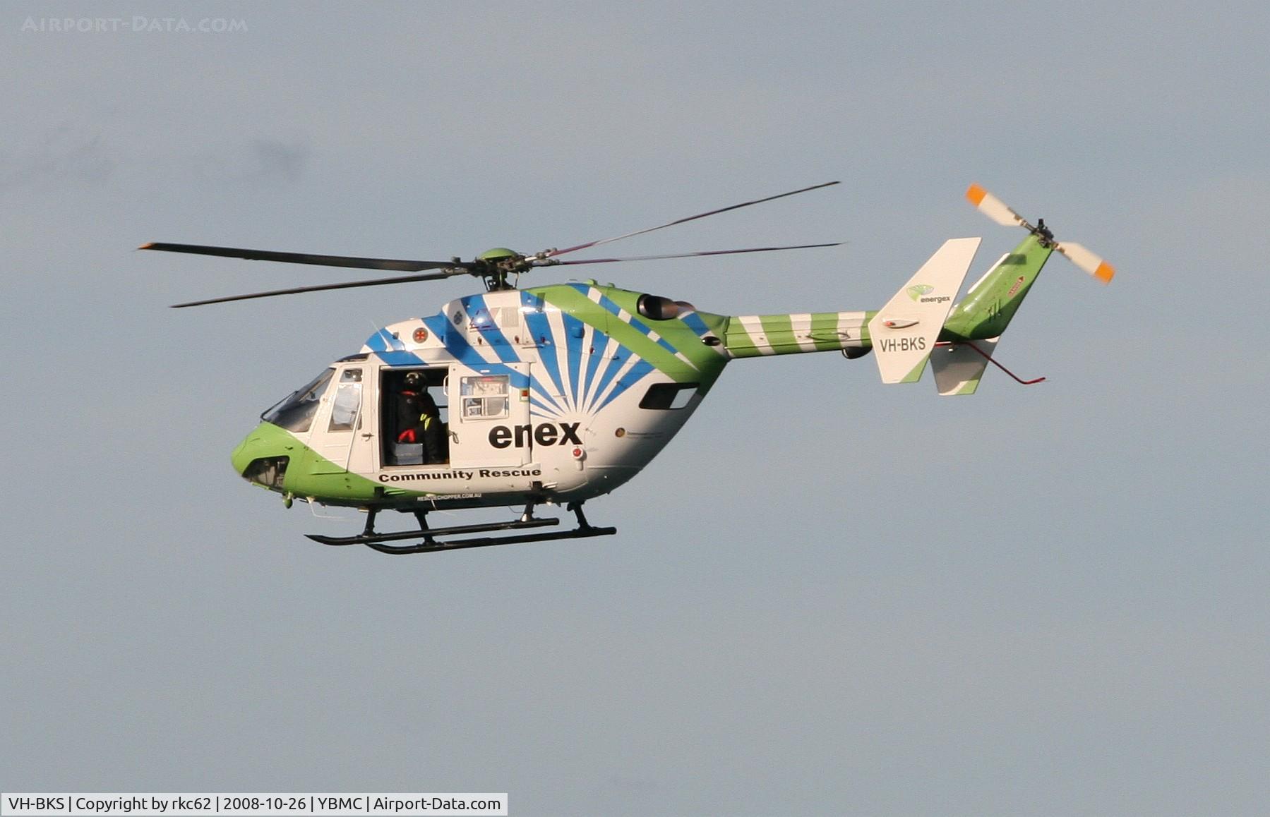 VH-BKS, 1990 MBB-Kawasaki BK-117B-2 C/N 1065, Sunshine Coast Rescue BK117 (Energex Sponsored)