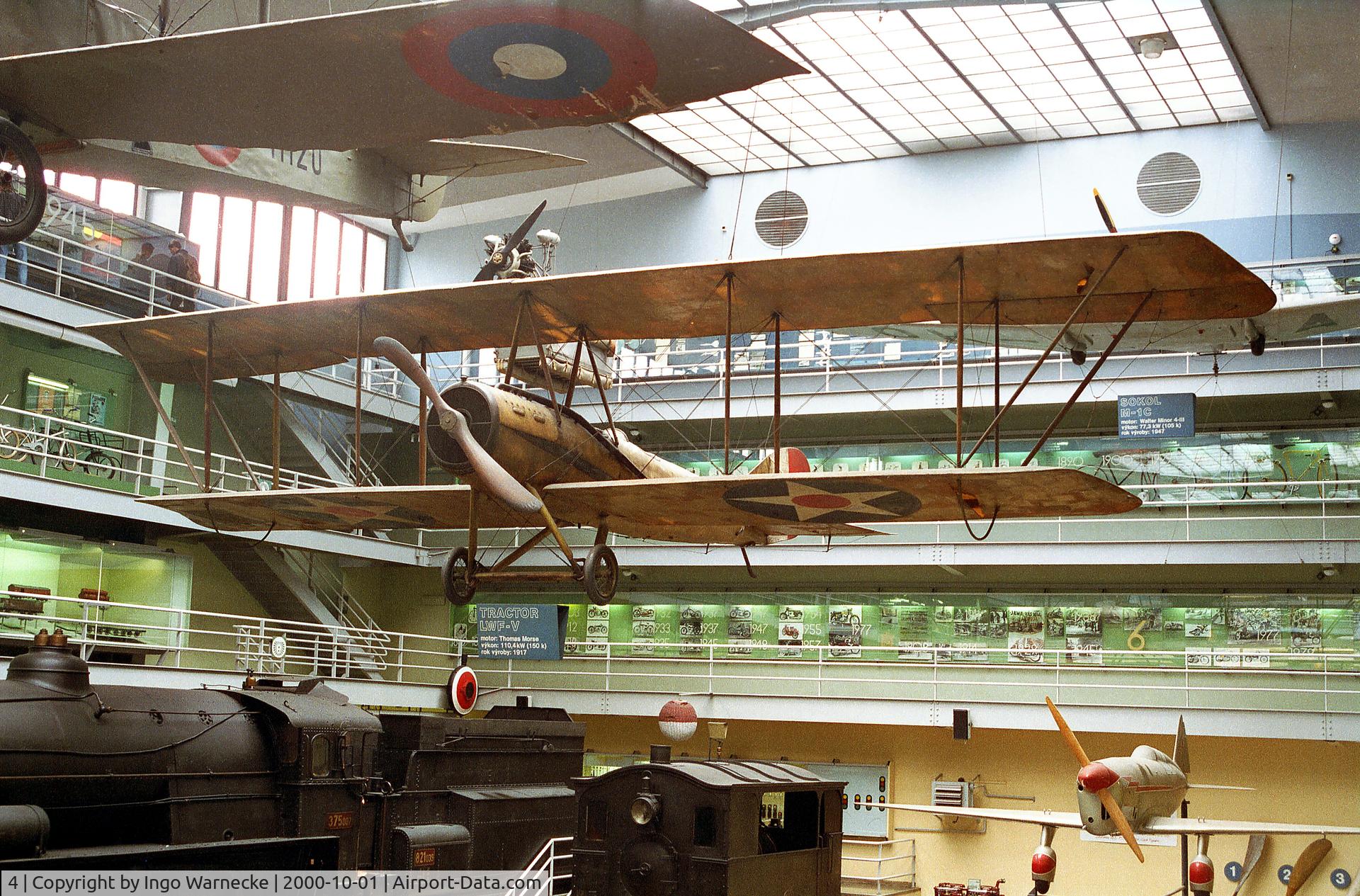 4, 1917 Lowe Willard Fowler L.W.F. V-1 C/N 12893, Lowe Willard Fowler L.W.F. V-1 of the Czechoslovak Legion in Siberia at the Narodni Technicke Muzeum, Prague