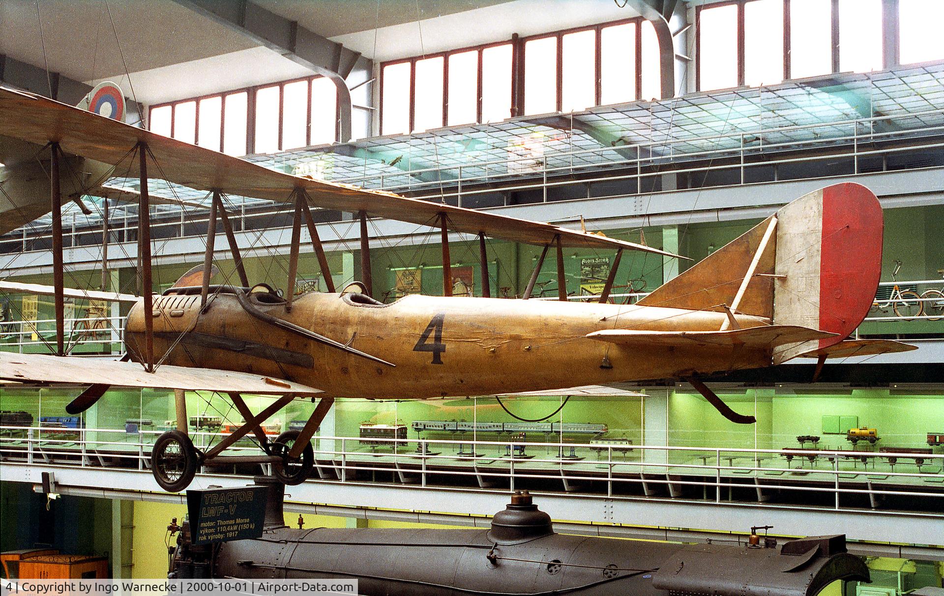 4, 1917 Lowe Willard Fowler L.W.F. V-1 C/N 12893, Lowe Willard Fowler L.W.F. V-1 of the Czechoslovak Legion in Siberia at the Narodni Technicke Muzeum, Prague