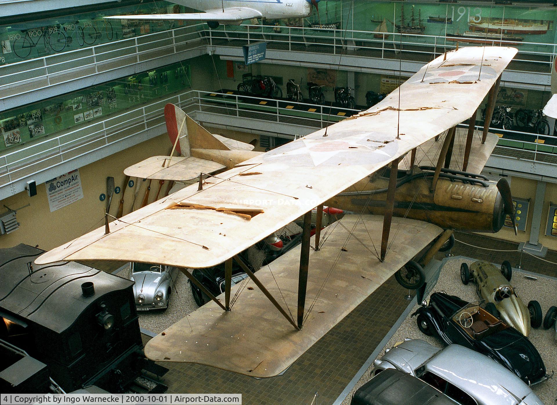 4, 1917 Lowe Willard Fowler L.W.F. V-1 C/N 12893, Lowe Willard Fowler L.W.F. V-1 of the Czechoslovak Legion in Siberia at the Narodni Technicke Muzeum, Prague