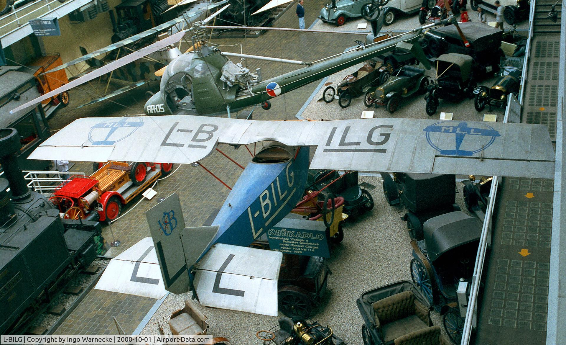 L-BILG, Simunek VBS-1 Kunkadlo C/N 1, Simunek VBS-1 Kunkadlo at the Narodni Technicke Muzeum, Prague
