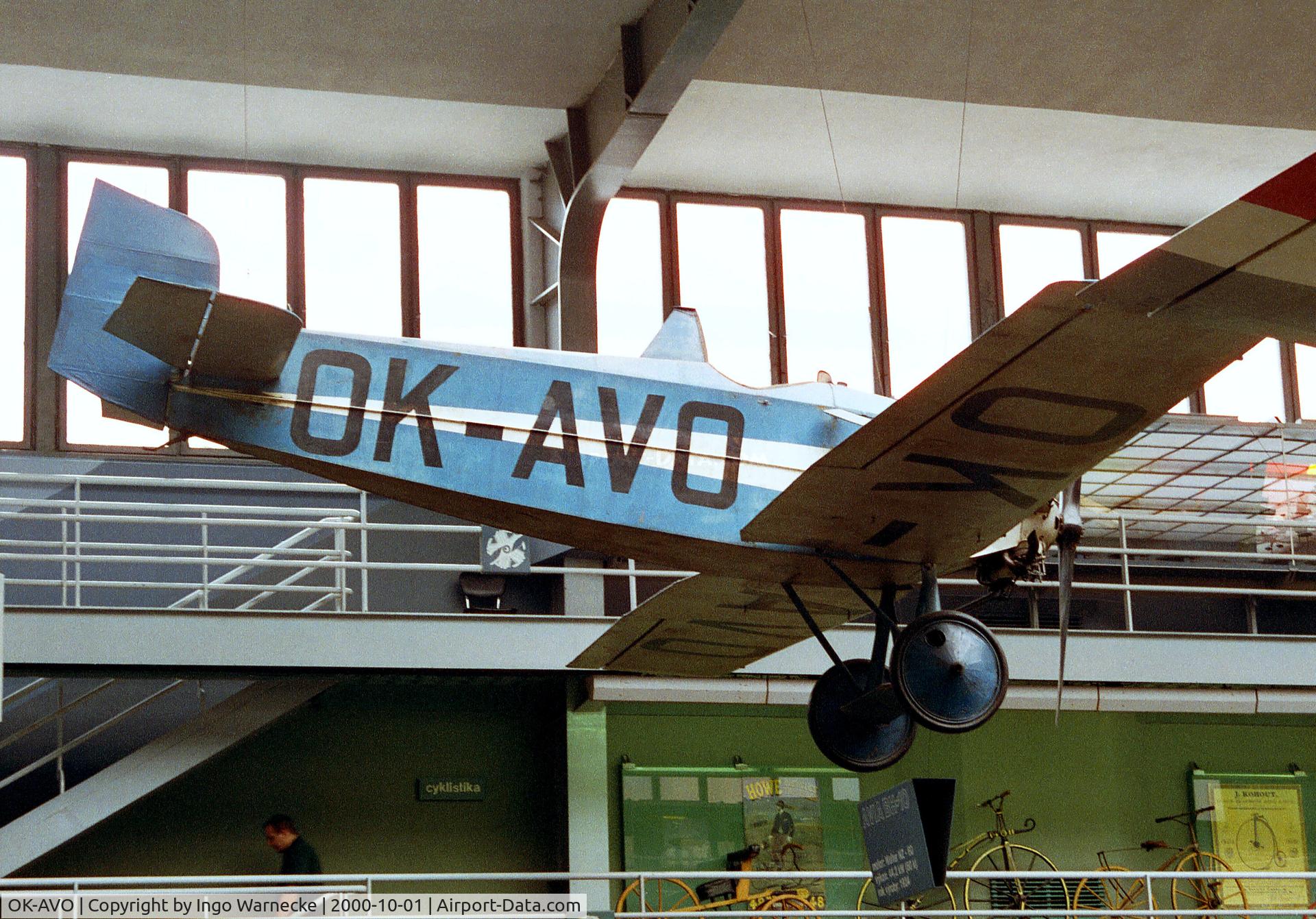 OK-AVO, Avia BH-10 C/N 14, Avia BH-10 at the Narodni Technicke Muzeum, Prague
