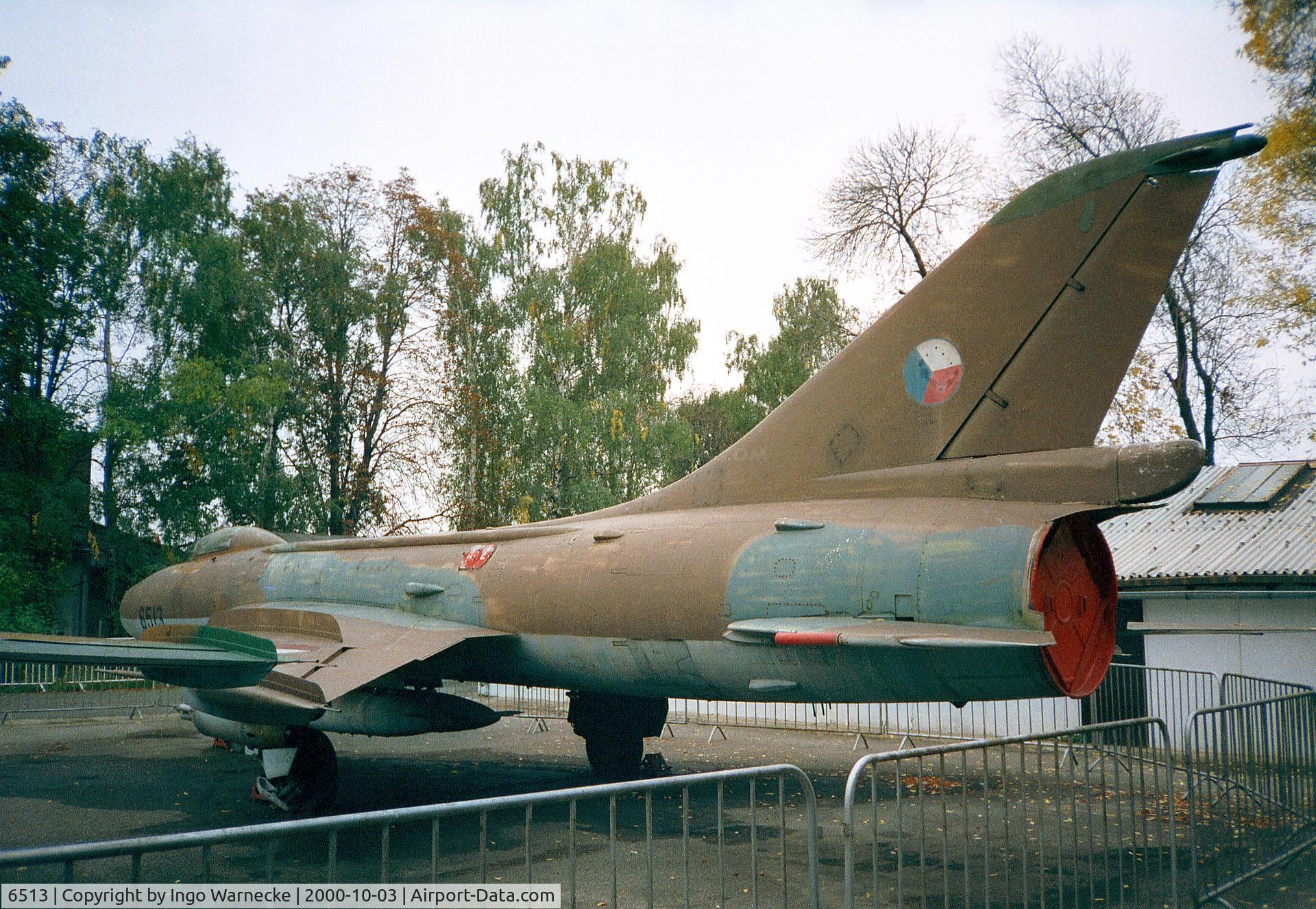 6513, Sukhoi Su-7BKL C/N 6513, Sukhoi Su-7BKL Fitter-A at the Letecke Muzeum, Prague-Kbely