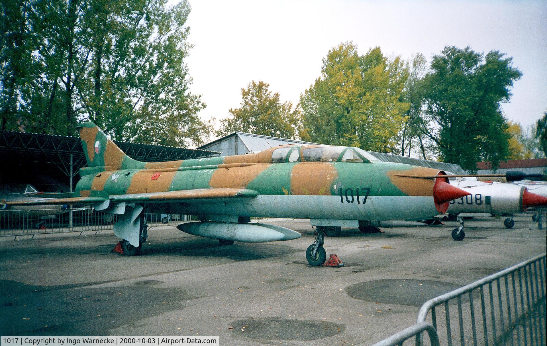 1017, Sukhoi Su-7U Moujik C/N 1017, Sukhoi Su-7U Moujik of the czechoslovak air force at the Letecke Muzeum, Prague-Kbely