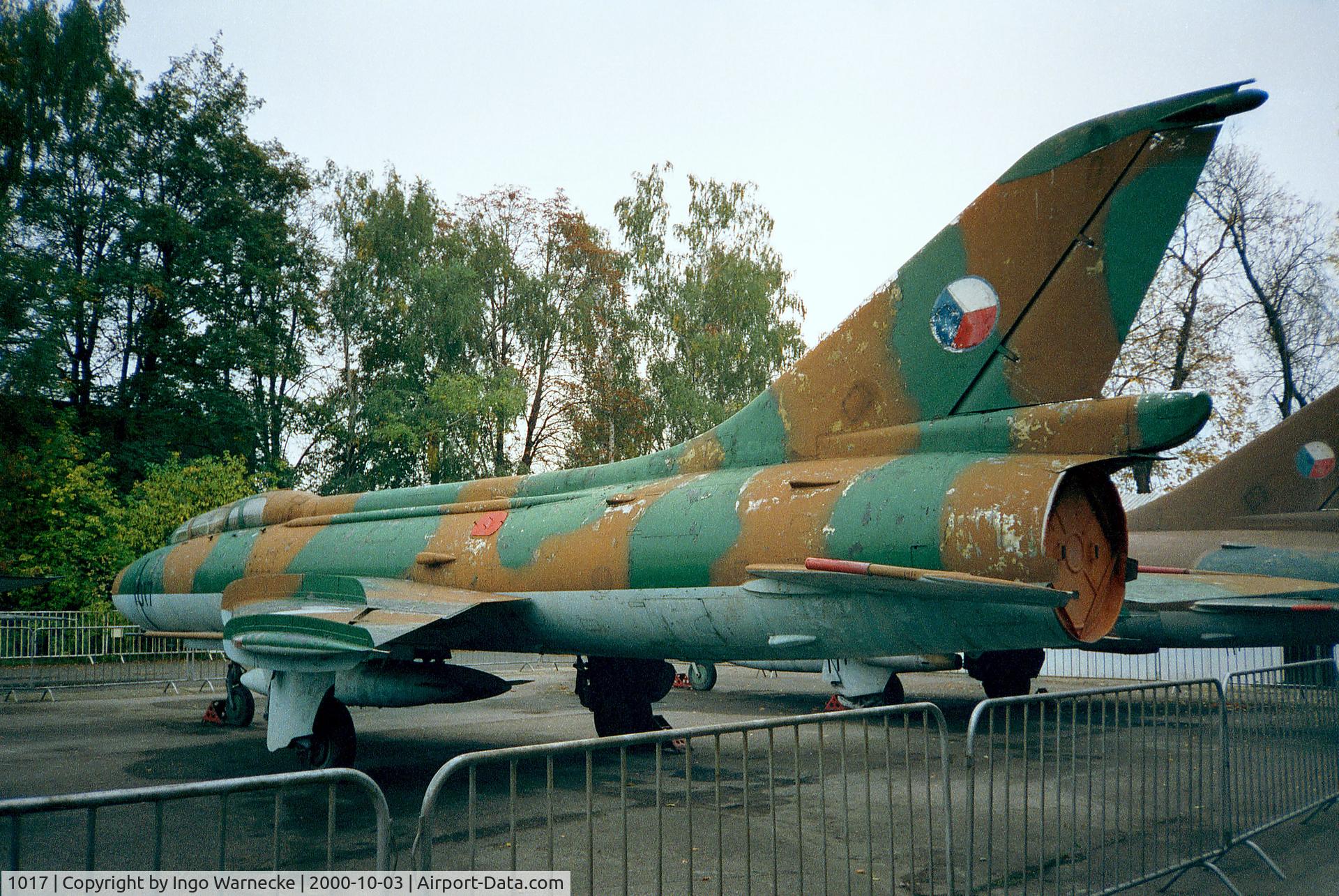 1017, Sukhoi Su-7U Moujik C/N 1017, Sukhoi Su-7U Moujik of the czechoslovak air force at the Letecke Muzeum, Prague-Kbely