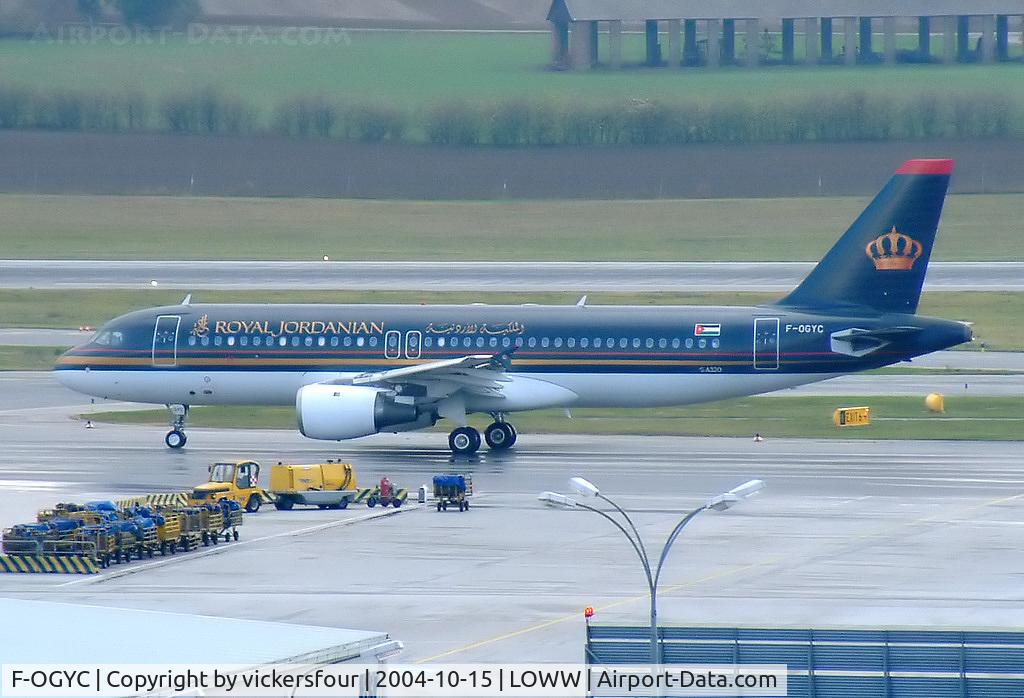 F-OGYC, 1995 Airbus A320-212 C/N 569, Royal Jordanian Airlines