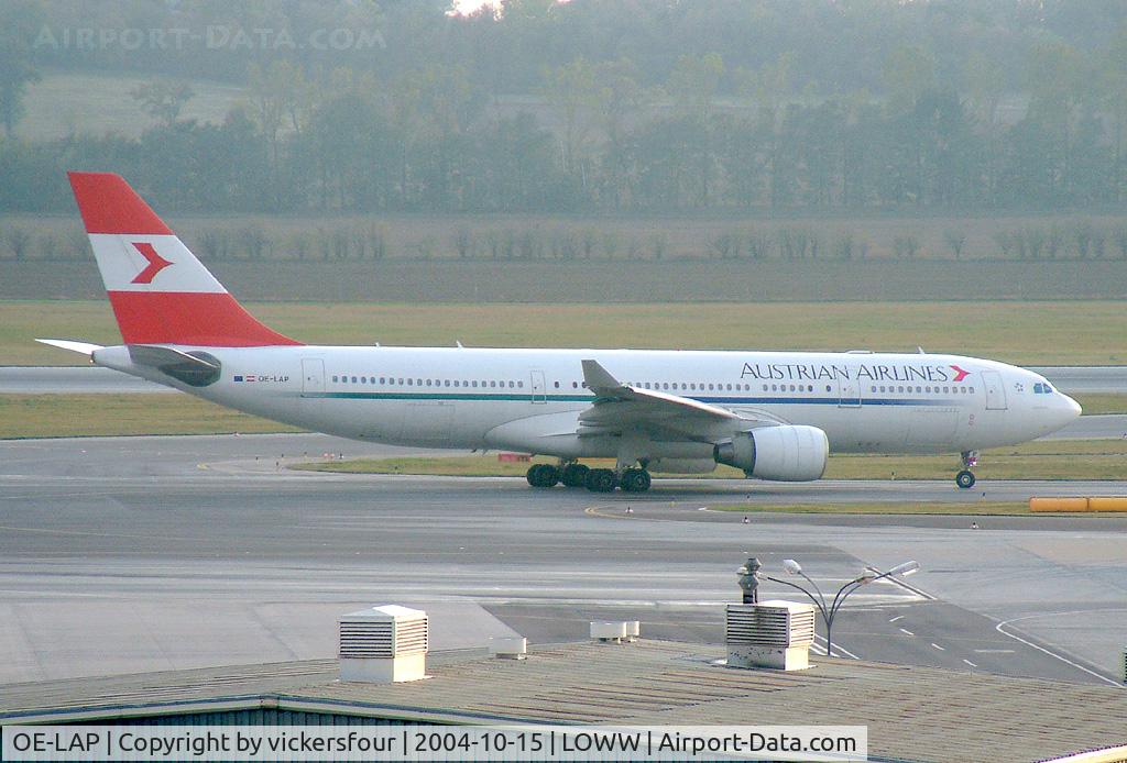 OE-LAP, 2000 Airbus A330-223 C/N 317, Austrian Airlines