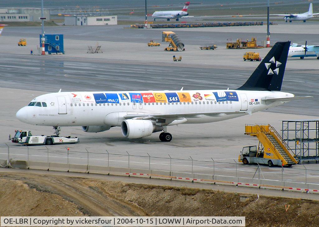 OE-LBR, 2000 Airbus A320-214 C/N 1150, Austrian Airlines. STAR Alliance scheme.