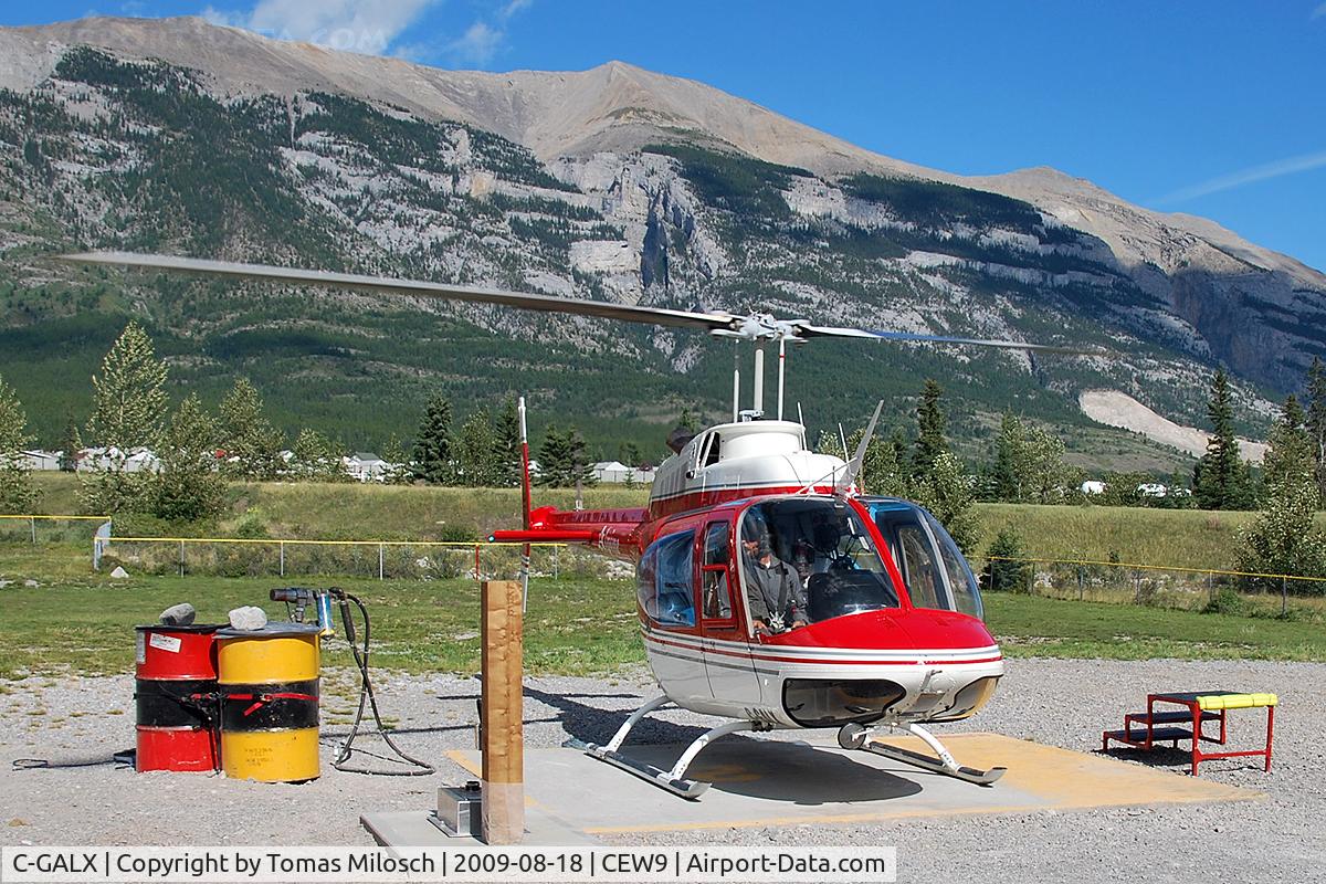 C-GALX, 1973 Bell 206B JetRanger II C/N 1046, Alpine Helicopter's Homebase in Canmore