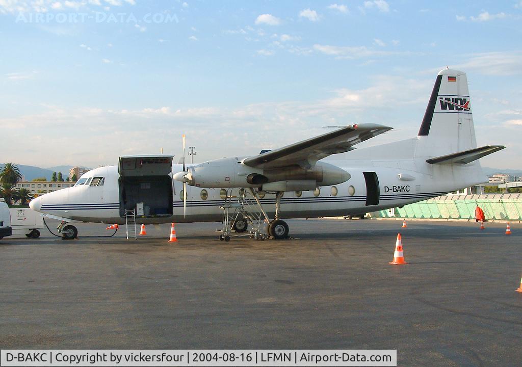 D-BAKC, 1962 Fokker F.27-600 Friendship C/N 10195, WDL. Fokker F27-600 (c/n 10195).