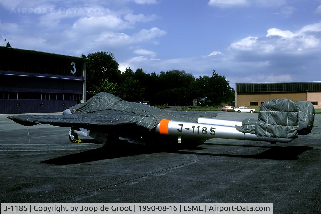 J-1185, De Havilland (FFA) Vampire FB6 (DH-100) C/N 694, After the Vampires had been sold off a couple was neatly packed and wrapped to be collected by their new owners.
