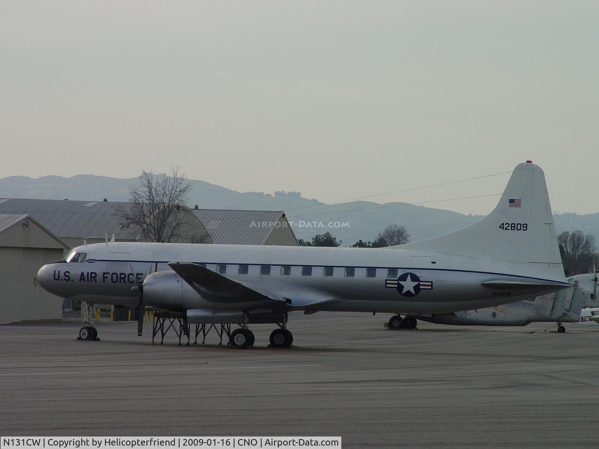 N131CW, 1954 Convair C-131D Samaritan C/N 205, Parked at Chino