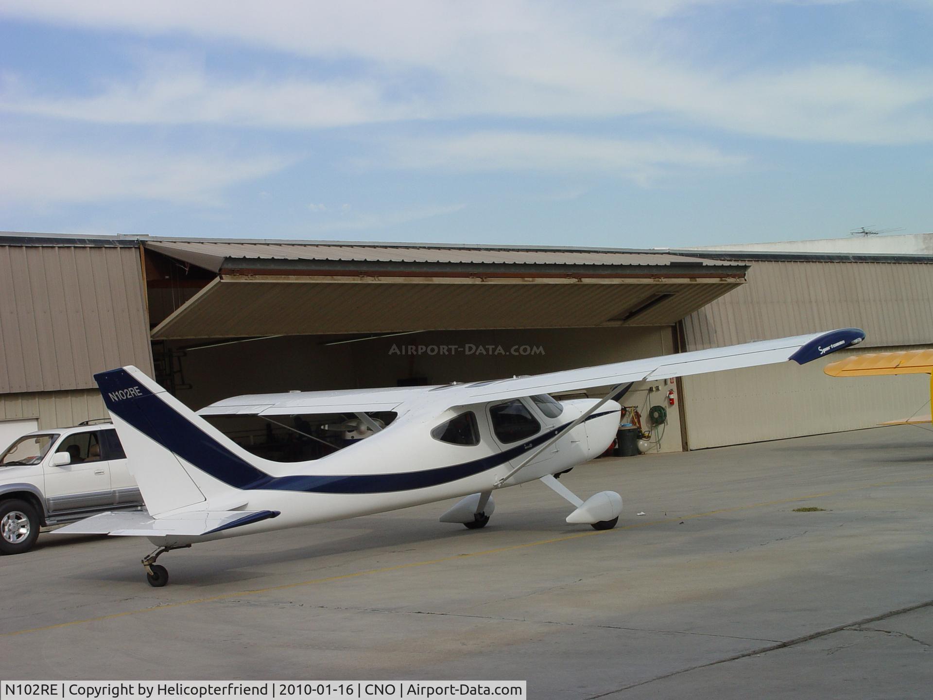 N102RE, 2006 Glasair GS-2 Sportsman C/N 7182, Parked outside the hangar