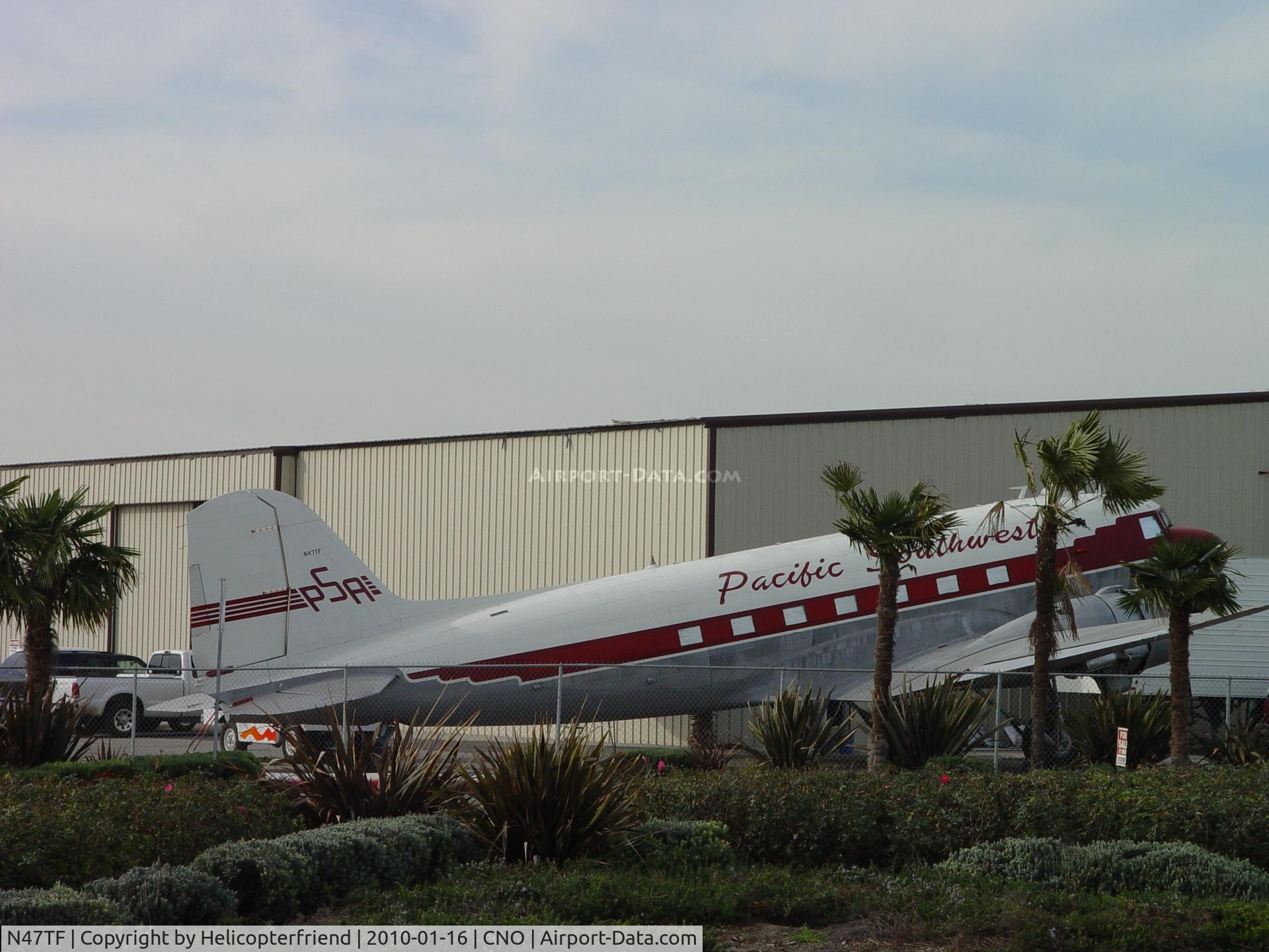 N47TF, 1943 Douglas DC3C (C-47A-5-DK) C/N 12317, Parked at Planes of Fame at Chino