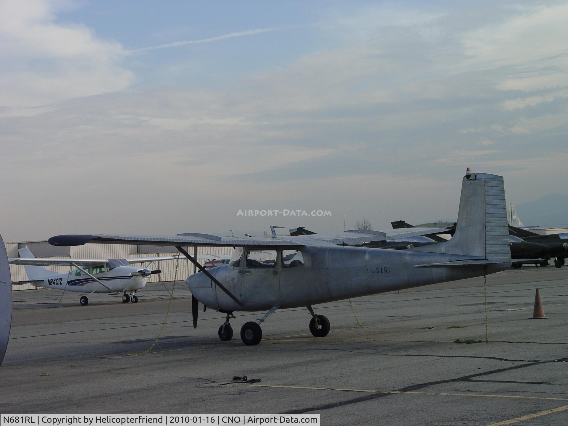 N681RL, 1956 Cessna 172 C/N 28633, Primered and parked