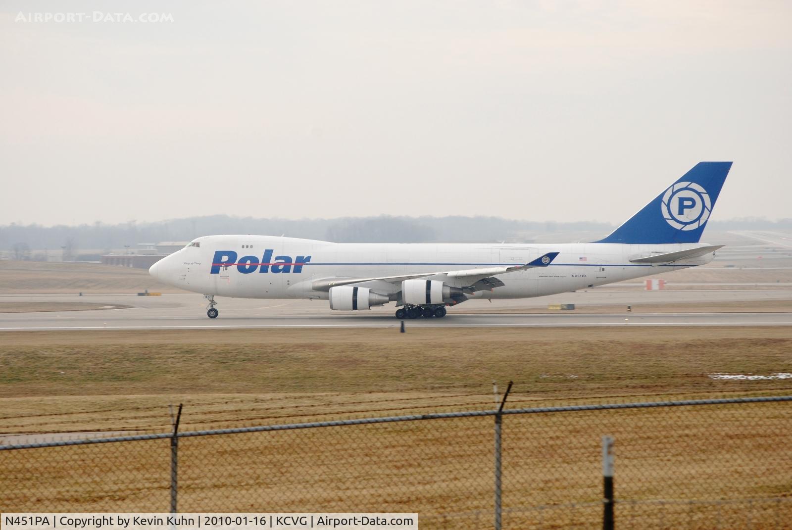 N451PA, 2000 Boeing 747-46NF C/N 30809, First Polar Tiger I've caught this semester